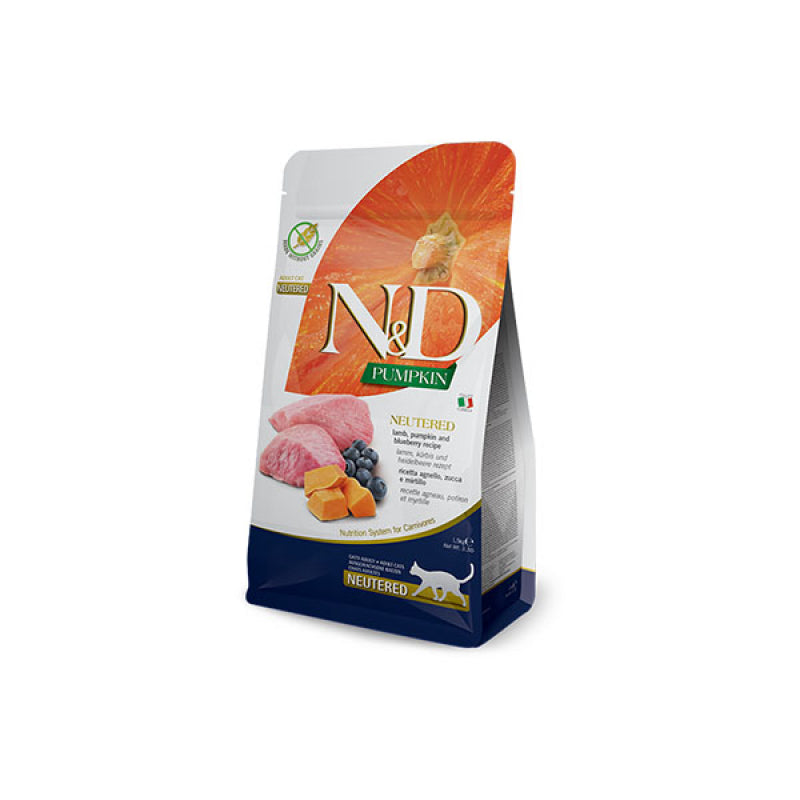 Farmina N&D Pumpkin Cordero Gato Esterilizado - Pienso seco para gatos