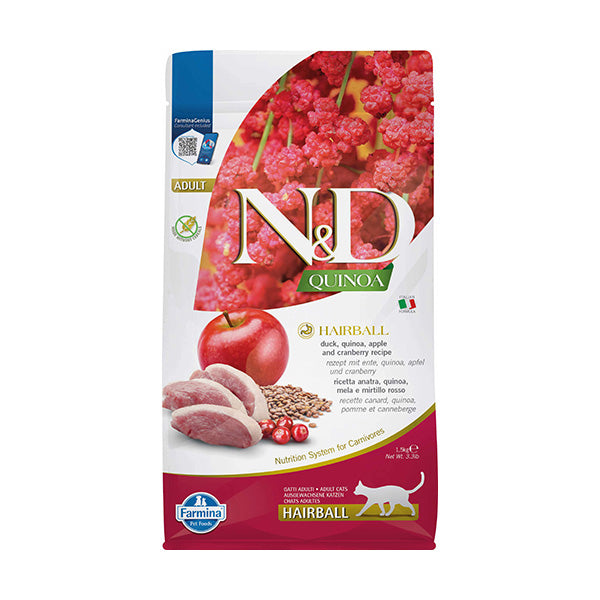 Farmina N&D Quinoa Control de bolas de pelo Gato - Pienso seco para gatos
