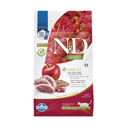 Farmina N&D Quinoa Control de bolas de pelo Gato - Pienso seco para gatos