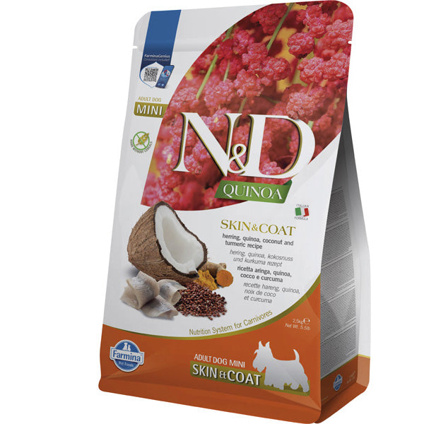 Farmina N&D Quinoa Arenque Perro (Mini) - Pienso seco para perros