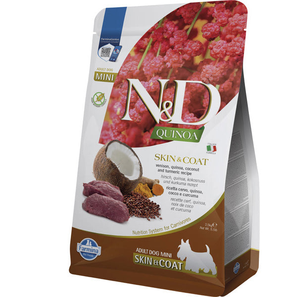 Farmina N&D Quinoa Venado Perro (Mini) - Pienso seco para perros