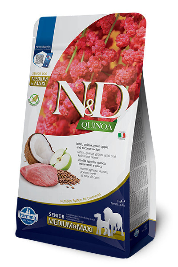 Farmina N&D Quinoa Cordero Perro Senior (Mediana/Grande) - Pienso seco para perros