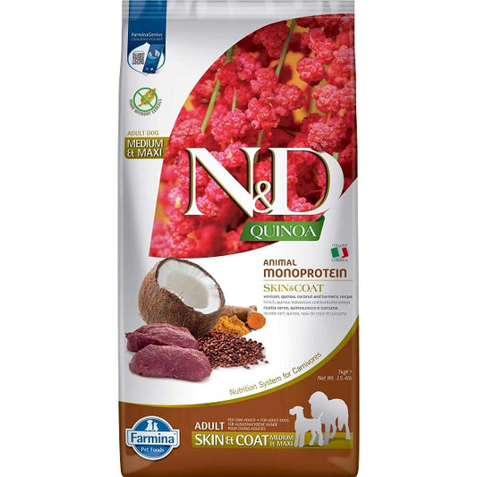 Farmina N&D Quinoa Venado Perro (Mediana/Grande) - Pienso seco para perros