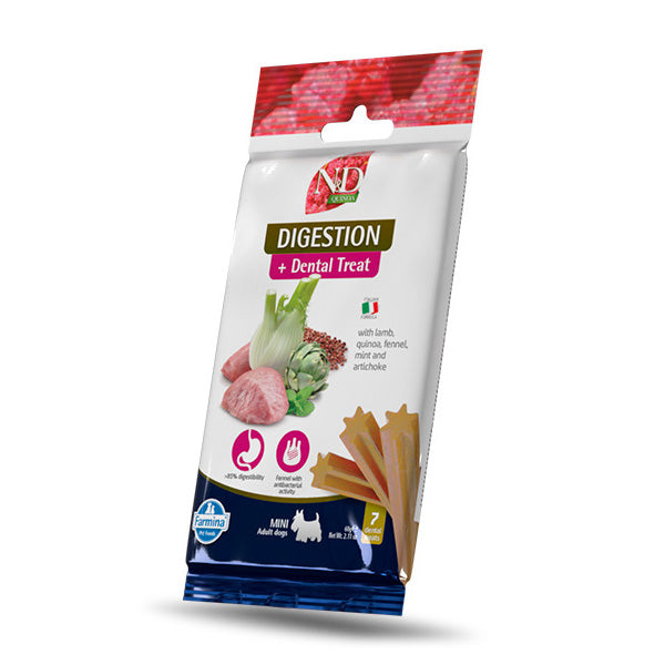 Farmina N&D Quinoa Digestión sensible Perro Snack (Mini) - Snack funcional para perros