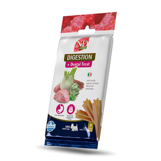 Farmina N&D Quinoa Digestión sensible Perro Snack (Mini) - Snack funcional para perros