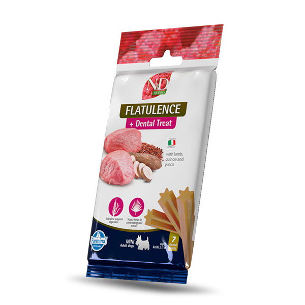 Farmina N&D Quinoa Reducción de flatulencias Perro Snack (Mini) - Snack funcional para perros