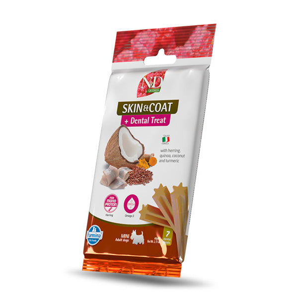 Farmina N&D Quinoa Arenque Perro Snack (Mini) - Snack funcional para perros