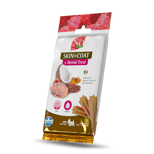 Farmina N&D Quinoa Codorniz Perro Snack (Mini) - Snack funcional para perros