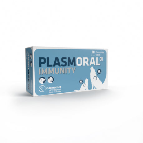 Plasmoral Immunity 60 comprimidos, sistema inmunitario perros y gatos