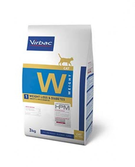 W1 CAT WEIGHT LOSS & DIABETES 3 KG HPM — NesPet